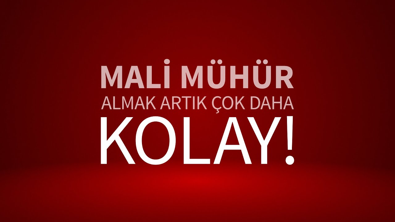 iE-İMZA & MALİ MÜHÜR